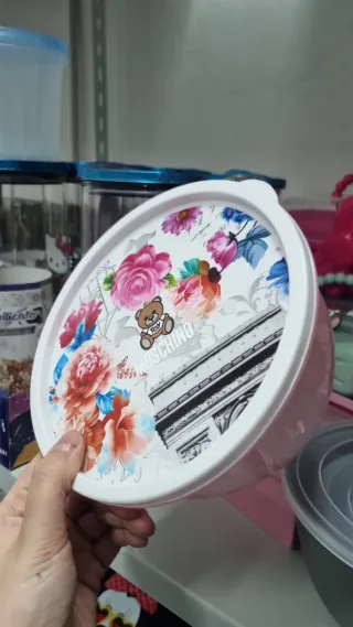 Ciotola Moschino Fiori Rosa