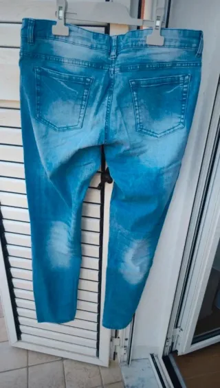 Jeans OVS skinny strappati taglia 46