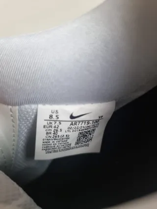 Nike Air Force 1 'Just Do It' Blancas y negro