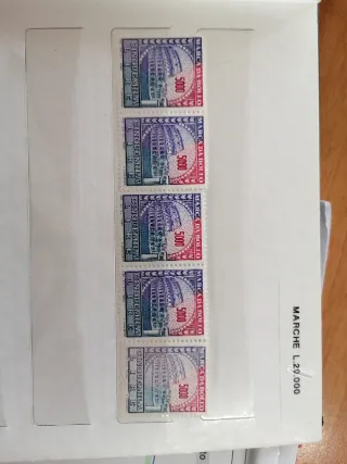 Marca da bollo 5000 Lire