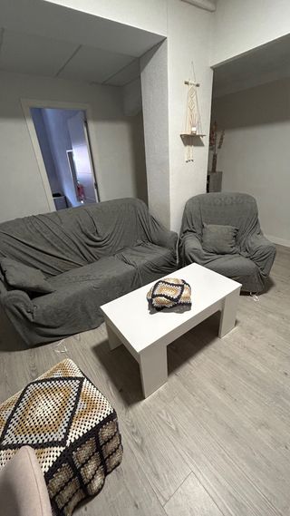 Sofá 3 plazas y sillón clásico