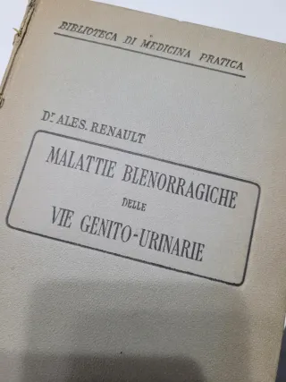 libro urologia vintage