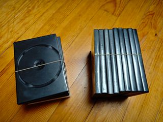 Cajas CD/DVD almacenamiento