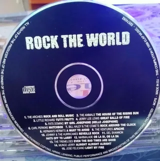 CD ROCK  THE WORLD- ROCK AND ROLL MUSIC  Y  MAS