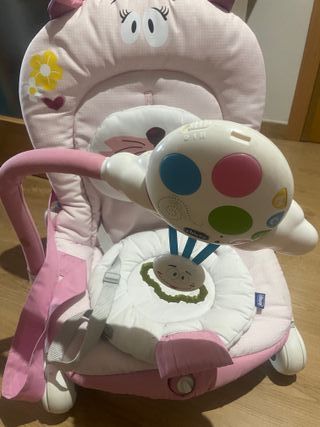 Hamaca Bebé Chicco Rosa Flores