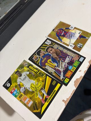 Carta Cromo Fútbol Messi Tchouaméni