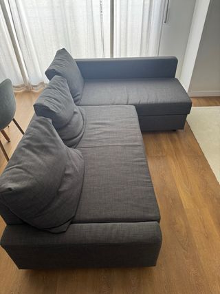 Sofá modular gris Ikea