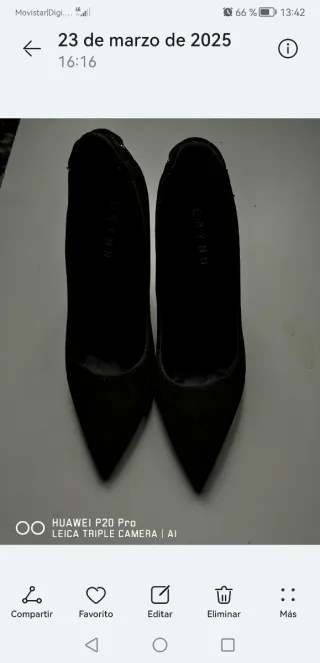 Botines de tacón ERYNN negros mujer