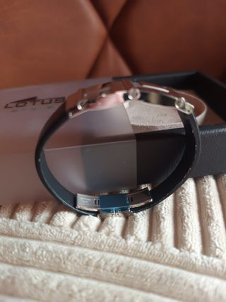 Pulsera Lotus Style Negra y Plateada