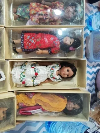 Muñecas de Porcelana Colección 8 diferentes