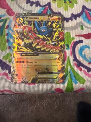 Carta Pokémon Mega Lucario EX Japonesa