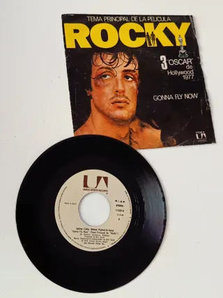 ROCKY 1977 Gonna Fly Now Single 7"
