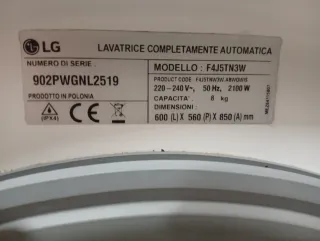 Motore lavatrice LG mod F4J5TN3W