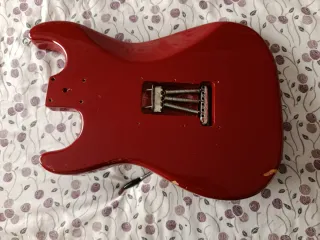 Cuerpo Guitarra Eléctrica Rojo