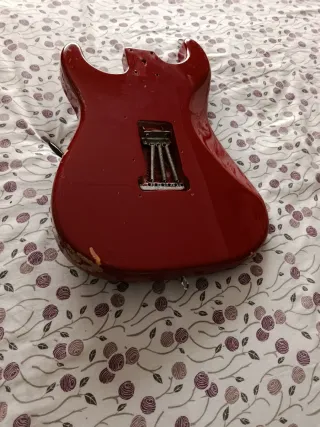 Cuerpo Guitarra Eléctrica Rojo