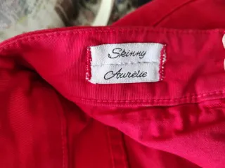 Pantaloni donna rossi taglia M