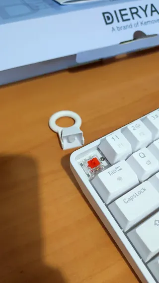 Teclado Mecánico GAMING Blanco 60%