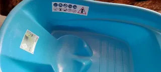 Bañera de plástico para bebé