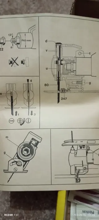 Sierra de calar Bosch antigua