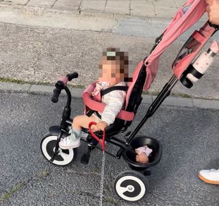 Triciclo Kinderkraft Rosa Casi Nuevo