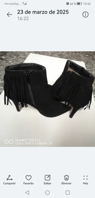 Botines Sixth Sens Negros Mujer