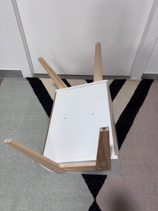 Mueble infantil organizador blanco