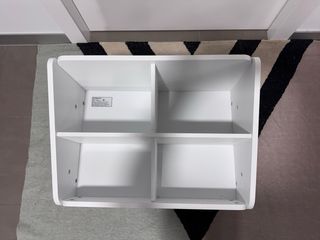 Mueble infantil organizador blanco