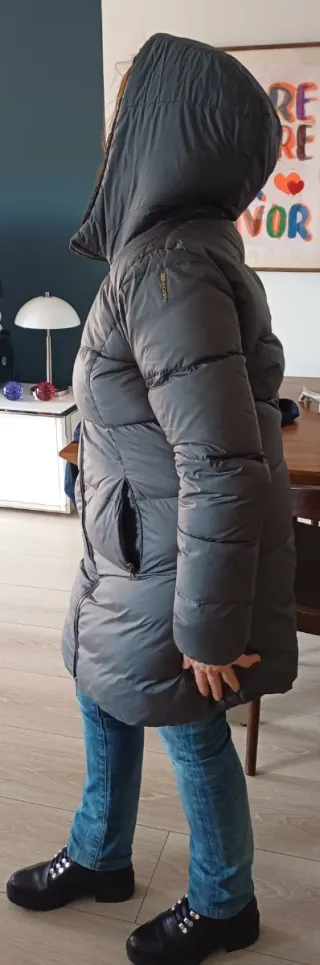 Plumas Geox Mujer Gris y Multicolor