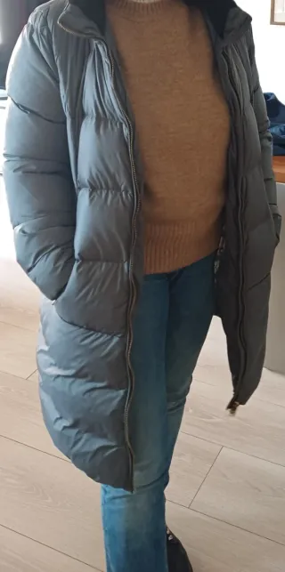 Plumas Geox Mujer Gris y Multicolor