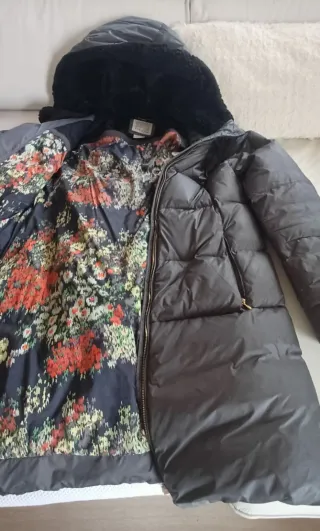 Plumas Geox Mujer Gris y Multicolor