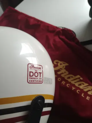 Cascos Indian Motorcycle Blancos Talla M