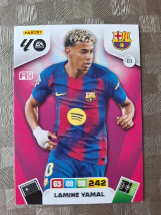 Cromo Lamine Yamal N 69 Adrenalyn XL 25 26