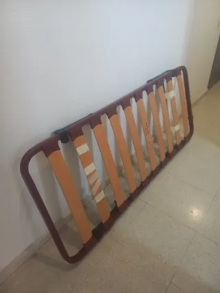 Somier Flex Madera y Metal plegable patas