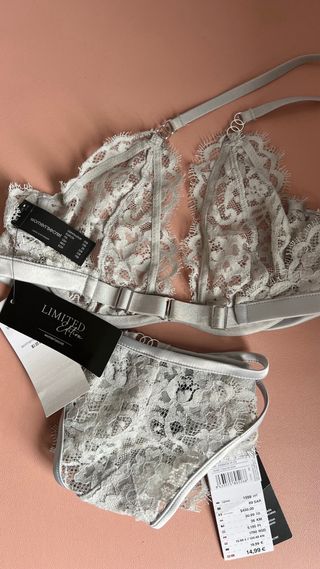 Conjunto Lencería Women Secret Gris