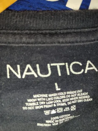 Camiseta Nautica Azul
