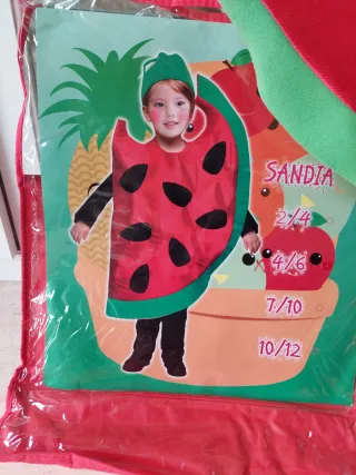 Disfraz infantil Sandía