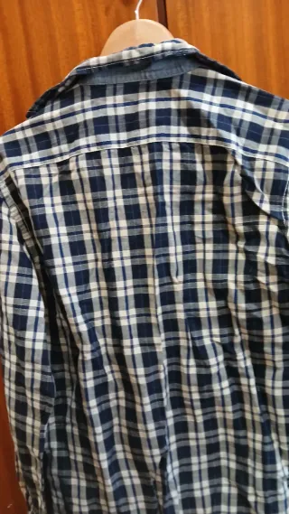 Camisa cuadros hombre talla M Boggi Milano