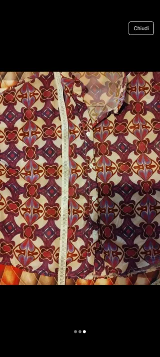 Camicetta fantasia geometrica