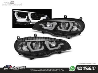 FAROS DELANTEROS OJOS DE ANGEL 3D U PARA BMW X5 E70 2007-2013