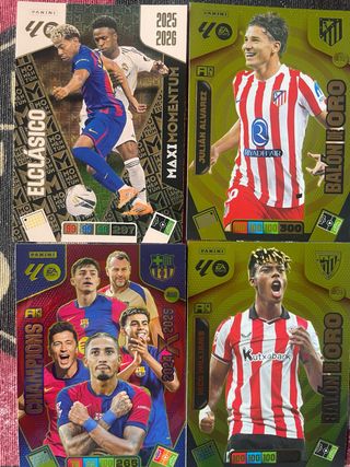 Lote Adrenalyn 25-26. Maxi Momentum y Balones.