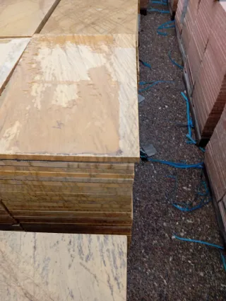 Láminas de Mármol Macael y Crema Marfil