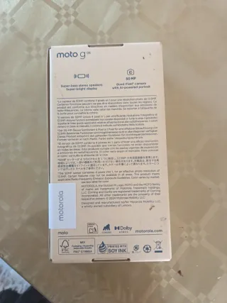 Motorola Moto G 05 Caja Cerrada
