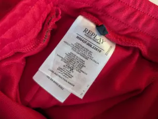 Completo tuta Replay nero e rosso