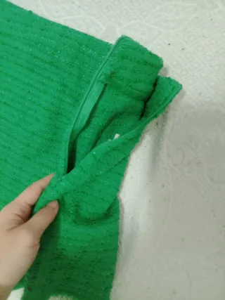 Falda pantalón Zara verde Talla M