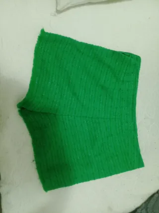 Falda pantalón Zara verde Talla M