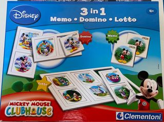 Juego Disney Mickey Mouse 3 en 1