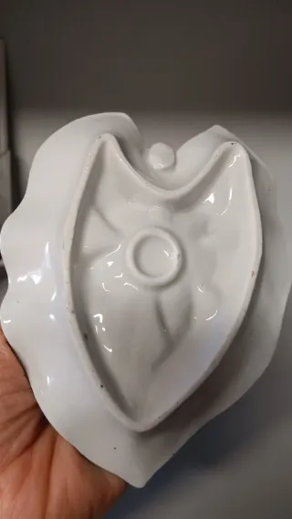 Portacandele vintage in ceramica