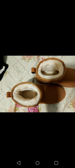 Botas de invierno forradas marrones