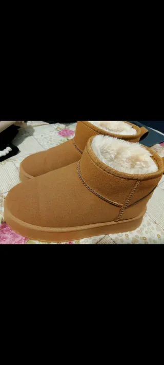 Botas de invierno forradas marrones