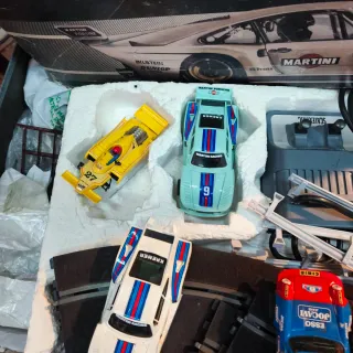 Scalextric coches vías transformador y mas